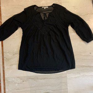 NEXT BLACK CHIFFON BLOUSE